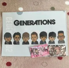 GENERATIONS クリアファイル ミュージックカード 缶バッチ