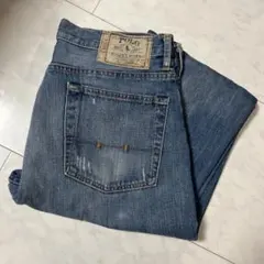 レア 90s POLO ラルフローレン ヴィンテージ ストレートデニム 34