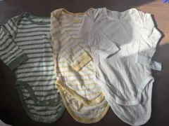 ユニクロ ボディースーツ 3枚セット 80cm