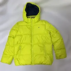 トミーヒルフィガー ダウンジャケット 152 イエロー フード付き キッズ