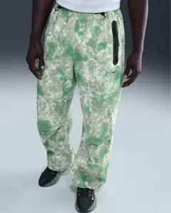 L 新品 ナイキ テック ウーブン カモ ウーブンパンツ ナイロンパンツ