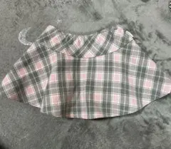 メゾピアノ　グレー ピンク チェック柄　スカート サイズ90センチ