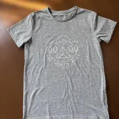 THE NORTH FACE アウトドアTシャツ 半袖 グレー　ウィメンズS