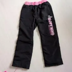 Happy Mind 130サイズ 黒長ズボン