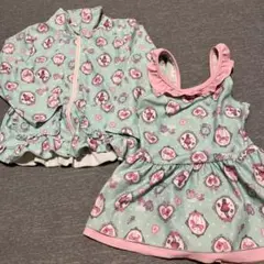 マザウェイズ　104センチ　アリス柄 水着、ラッシュガードセット