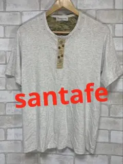 【santafe】サンタフェ　半袖　ハーフボタン　Tシャツ カットソーのサムネイル