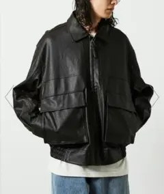 【新品】レザージャケット FREAK'S STORE フリークスストア Lサイズ