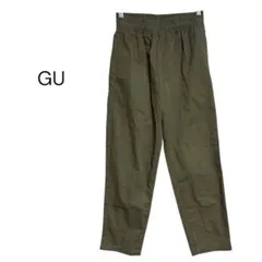 ジーユー　GU シェフパンツ　オリーブカーキ　カジュアルイージーパンツ　S