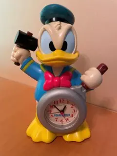 ディズニータイム ドナルドダック 目覚まし時計 デッドストック 昭和