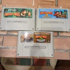 スーパーファミコン スーパードンキーコング 3本セット