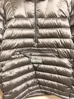 最安値 Supreme マイクロダウンジャケット Sサイズ シルバー