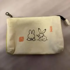 鳥獣戯画 ミッフィー ポーチ