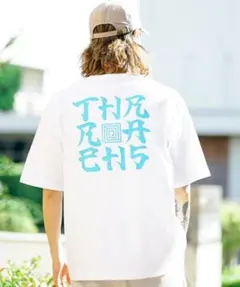 訳あり特価 超人気 文字デザイン 両面プリント Tシャツ スラッシャーのサムネイル