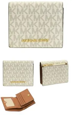 マイケルコース ホワイト 折財布