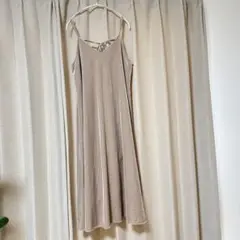 コーデュロイ ロングワンピース