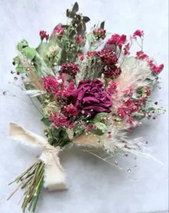 Natural＊ふわふわホワイトスワッグ♡ドライフラワースワッグ - メルカリ