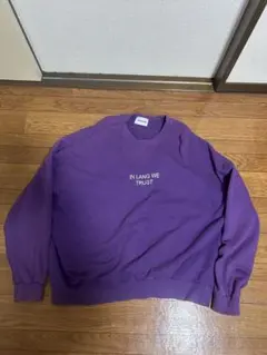 紫 IN LANG WE TRUST スウェットシャツ