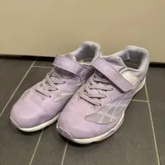 アシックス　ラベンダー スニーカー 23cm