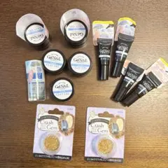 クレイジェル 長さ出しネイル クラッシュジェム ベース＆トップコート まとめ売り