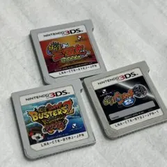【動作確認済】妖怪ウォッチ 3DS ソフト 3本セットのサムネイル