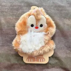 ディズニーストア　プラッシュキーチェーン専用コスチューム　チップ　もふもふ素材