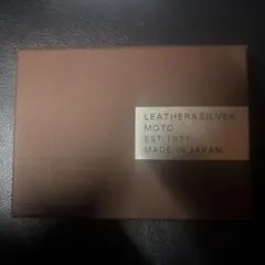 moto 名刺入れ　ブラック　新品未使用傷なし