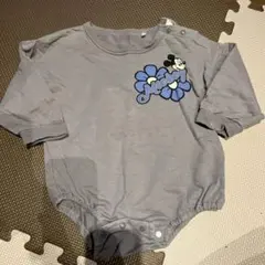 ディズニー長袖ロンパース　ミッキーミニー　70-80サイズ