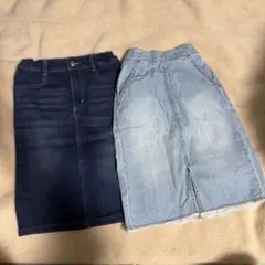 GU キッズスカート 2枚セット サイズ130