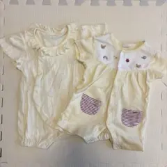 Cottoli アカチャンホンポ　ロンパース 2点セットのサムネイル