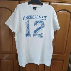 Abercrombie & Fitch ホワイト プリントロゴのサムネイル