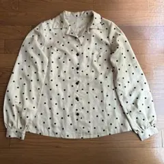 美品】グランマママドーター オリジナルプリント 総柄 ラウンドカラー 