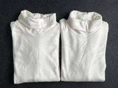 ユニクロ◆ヒートテックフリースタートルネック 2枚セット(L)