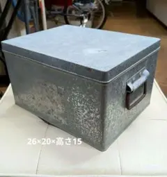 アンティーク ブリキ　収納ボックス