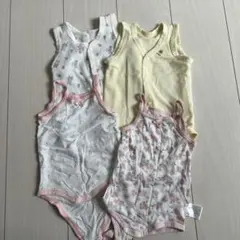 コットンロンパース 4点セット
