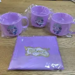 ディズニーファンタジースプリングスホテル　アメニティコップ3個　エコバッグ