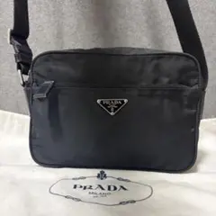 PRADA プラダ ショルダーバッグ 三角ロゴ シルバー金具 ナイロン レザーのサムネイル