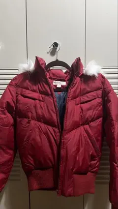 tommy jeans 赤 ダウンジャケット M