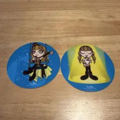 浜崎あゆみ Team Ayu スクラッチ TAオリジナルステッカーセット(2種