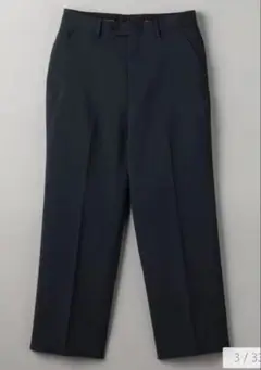 ビューティーアンドユース　ダブルフェイス ストレートパンツ　ネイビー　XL