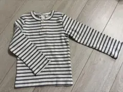 H&Mボーダー長袖カットソー 100cm