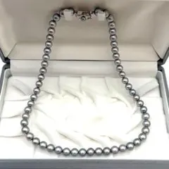 TASAKI タサキ 田崎真珠 パール ネックレス シルバー金具 あこや真珠