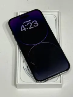 iPhone 14pro 256GB ディープパープル　バッテリー82%