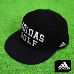 adidas/アディダス ゴルフ 平ツバキャップ【コーデュロイ】新品！