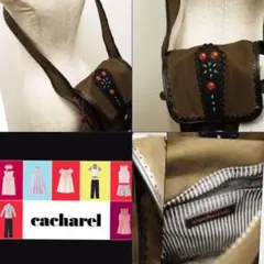 cacharel ヴィアバス レザー 本革バック  パリ キャシャレル