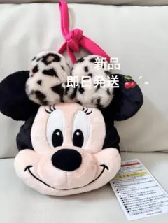 新品 ヒョウ柄 ミニー ポシェット 東京ディズニーリゾート ショルダーバッグ