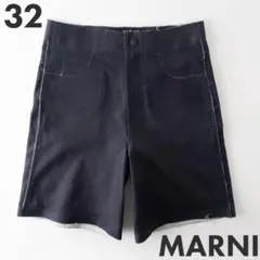 新品 MARNI ストレッチデニム トロンプルイユ バミューダショーツ