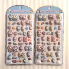 【匿名配送】ドラえもん　コットンパフィーシール　２個セット　　正規品