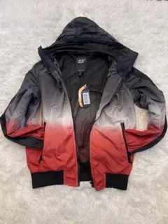 DIESEL グラデーション ナイロンJKT スポーツブルゾン 赤白黒