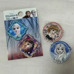 アナと雪の女王 ワッペン 2セット