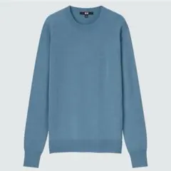 【定番】UNIQLO/ユニクロ エクストラファインメリノクルーネックセーター S